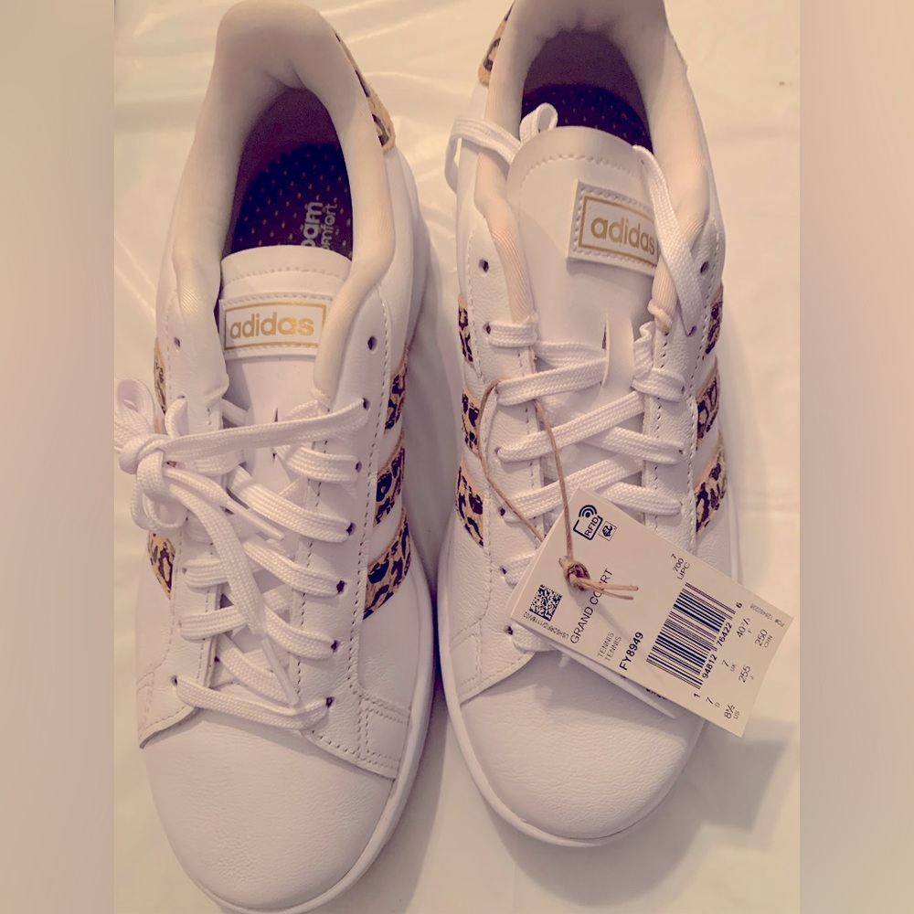 New Adidas Leopard-print Sneakers